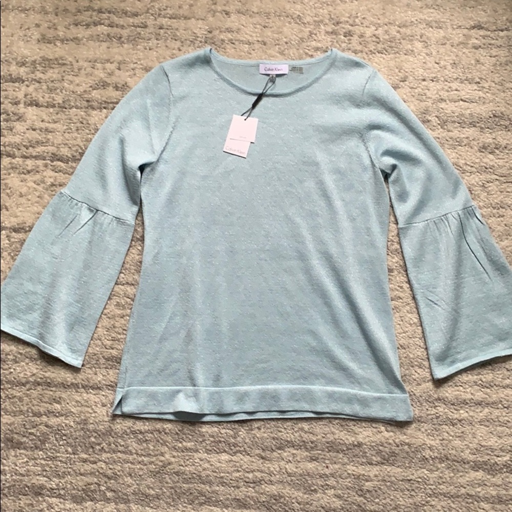 Calvin Klein Sparkly Blue Sweater